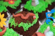 Earthworm Cupcake